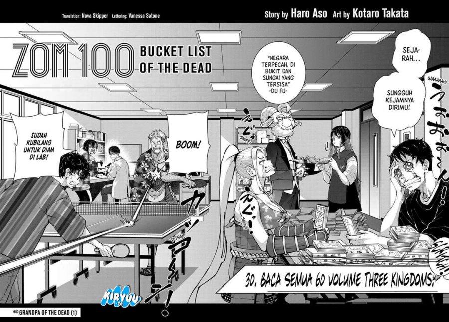 Zombie 100 ~Zombie ni Naru Made ni Shitai 100 no Koto~ Chapter 52 Bahasa Indonesia